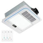 13.8 In Bathroom Exhaust Fan With Light And Heater 1800W, 4 220 Cfm Bath.... Fixed Price $289.87.