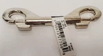National Hardware N277-061 Double Bolt Snaps, Nickel Finish, 3-15/16" Lot Of 50. Fixed Price $144.41.