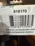 New Oem Asko Dishwasher Ui Control Board PART#818170, Sub 810289, 704871. Fixed Price $325.00.