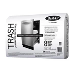 Heavy Duty Paper Trash Compactor Bags, Pre-cuffed, 8 For Your Home. Fixed Price $21.90.