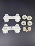 Whirlpool Dishwasher DU8000XX4 Wheel Kit WP3376961 300995 3369078. Fixed Price $15.00.