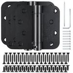 Kiw Matte Black Modern 4X4X5/8 Steel Mortise Spring Hinges, Pack, Self-clos.... Fixed Price $47.66.
