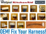 Whirlpool Dishwasher Washing Machine Wire Harness Connectors W10744885 W10445552. Fixed Price $13.99.