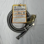 Homewerks Worldwide Universal Stainless Steel Dishwasher Hose 60" Connector Set. Fixed Price $10.00.