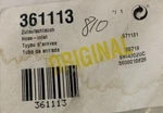 361113 New Oem Genuine Bosch Dishwasher Fill Hose (N13). Fixed Price $13.50.