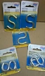 Lot Of 5 Open Hooks Size & 1/2" Zinc Plated L#112 C1-4-1-3. Fixed Price $49.99.