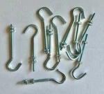 Nos 10-PACK Lot National Hardware N221-697 Hook Bolt W/ Nut 3/8 X7 135 Lb Zinc. Fixed Price $13.94.