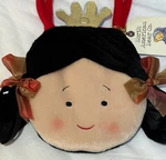 North American Bear Co Fancy Prancy Princess Goody Bag Black Hair Plush Tote. Fixed Price $10.00.