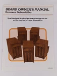 Sears Kenmore Dehumidifier Owners Manual Model 106.855301. Fixed Price $16.00.