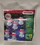 New The Beadery Crafts Snowman Kit Makes 12 #5978 Christmas. Fixed Price $7.99.