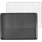 Wilton Premium Bakeware Set Non-stick Mega Cookie Sheet 21X15 & Cooling Rack. Fixed Price $31.90.