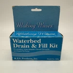 Making Waves 1.25 In. Dia. Plastic Waterbed Drain And Fill Kit. Fixed Price $12.99.