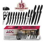 Knife Set Sharp Stainless Steel Professional Chef Cutlery Steak Kitchen Knives. Fixed Price $20.99.