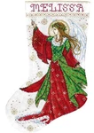 Diy Design Works Angel Of Joy Christmas Counted Cross Stitch Stocking Kit 5990. Fixed Price $33.99.