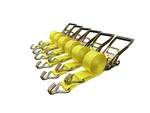 6 Pack 2" X15' Ratchet Strap Tie Down 5000LB J Hook. Fixed Price $88.96.