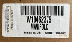 Whirlpool Dishwasher Manifold W10462375. Fixed Price $44.99.