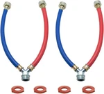 Rubber Washing Machine Y Mixer Hose Connector, Hot And Red BLUE-2PACK. Fixed Price $27.46.