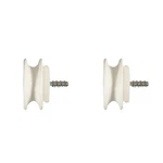 Set Of Whirlpool Dishwasher Rack Roller Mount WP8528831. Fixed Price $7.41.