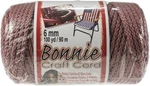 Pepperell Bonnie Macrame Craft Cord 6MMX100YD-ROSE. Fixed Price $18.44.