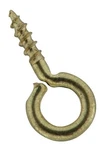 6-PACK Lot 7/PC National Hardware N118-711 Brass Small Screw Eye Hooks 15/16". Fixed Price $16.50.