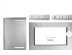 Whirlpool Countertop Microwave Trim Kit (black-on-stainless) MK2227AS0. Fixed Price $103.50.
