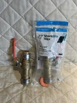 Lot Of Sharkbite Max UR24736 3/4 In Brass Push-to-connect Slip Ball Valve Read. Fixed Price $34.99.