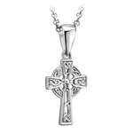 Biddy Murphy 925 Sterling Silver Celtic Cross Necklace For Women, 3/8" X 7/.... Fixed Price $179.63.