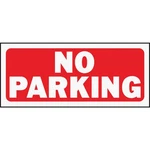 Hy-ko Plastic Sign, No Parking 23002 Pack Of 5. Fixed Price $22.15.