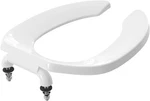 Commercial Heavy Duty Open Front Toilet Seat Without Cover, Thickened Material,. Fixed Price $39.52.