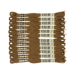 Dmc 6-STRAND Embroidery Cotton Floss, Very Dark Hazelnut Brown. Fixed Price $17.07.