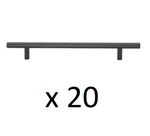 *2 10-PACKS* Gliderite 7 In. Matte Black Solid Cabinet Handle Drawer Bar Pulls. Fixed Price $33.99.