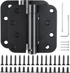 Automatic Self-closing Door Hinges Black Matte Inch X 4",SPRING Sof. Fixed Price $29.77.