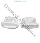 Ge Dishwasher, Pair (2) End Caps, White 1556527, WD12X10304, WD12X344, WD12X0344. Fixed Price $13.36.