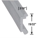Ap Products 021-58203-12 Aluminum Base Rail Trim With Insert Slot Mill 12'. Fixed Price $141.48.