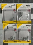 Nos 4-PACK Lot 14/PC National Hardware N118-554 11/16" Mini Screw Eye Hooks Zinc. Fixed Price $13.69.