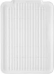 Oggi Dish Drain Board & Drying Rack Tray For Kitchen - 12.75X17.25", White. Fixed Price $20.30.