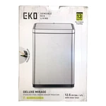 Eko Deluxe Mirage Stainless Steel Motion Sensor Trash Can, 12.5 GAL/47L, EK9280. Fixed Price $128.27.