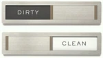Dishwasher Magnet Clean Dirty Sign Kubik Letters Premium Stainless Steel Grade. Fixed Price $23.78.