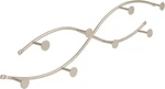 Spectrum Sweep Decorative Metal Coat Rack 8 Hook Wall Mounted Rail Hanging. Fixed Price $28.60.