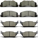 Talamoyi D1414 D1602 Ceramic Brake Pads Set 8PCS Ford F-150 2012-2020. Fixed Price $65.19.