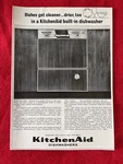 Vintage 1964 Dishwasher Print Ad Built. Fixed Price $8.15.