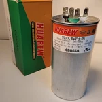 CBB65B Hvac Capacitor Dual Run Round 70/7.5 Uf, 370V/440V, 6% Huarew New Open. Fixed Price $16.99.