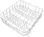 Upgrade WD28X10284 WD28X31819 Ge Dishwasher Lower Rack Replacement W/ Wheels.. Fixed Price $77.99.