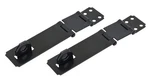 Qcaa Double Hinge Hasp And Fixed Staple, 4-1/2", Steel, Black, Pack, Made I.... Fixed Price $21.35.