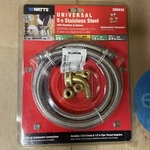 Watts Universal Dishwasher Connector Kit 366936 Stainless Steel 5' New. Fixed Price $14.89.