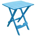 Adams Quik-fold Pool Blue Rectangular Resin Folding Side Table. Fixed Price $50.63.