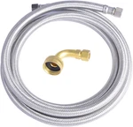 72 Inch Dishwasher Hose 3/8 Comp Elbow Stainless Steel Braided Connector. Fixed Price $31.44.