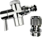 Brass Faucet Diverter Valve With Quick Connection, Chrome. Fixed Price $37.99.