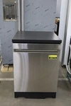 Ge GPT225SSLSS 24" Stainless Fully Integrated Portable Dishwasher Nob #160776. Fixed Price $599.00.