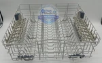 Good Condition, Adjusters Included Oem Kenmore Dishwasher Upper Rack W10727422. Fixed Price $86.15.